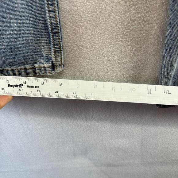 Vintage Levis Jeans Women's 12 Fits 30x33 Relaxed Tapered 550 Light Wash y2k - Picture 6 of 13
